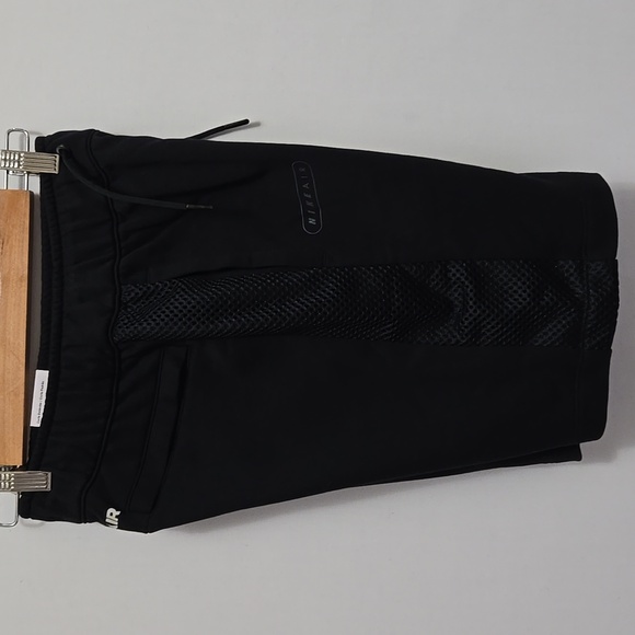 Nike Air French Terry Logo Short Black Boys Size L 14/16 - Picture 13 of 15